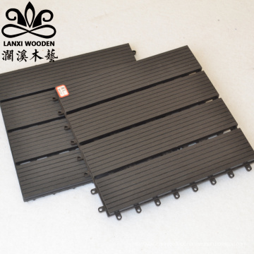 WPC Decking Antiseptic Wood Flooring, Wood Plastic Composite PE Outdoor Decking Flooring 140*23mm